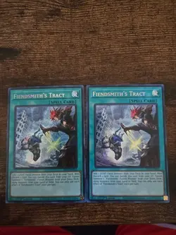 1x Yu-Gi-Oh! TCG Fiendsmith's Tract Secret Rare 1st Edition INFO-EN061 NM - Image 1