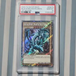 Yu-Gi-Oh Blue-Eyes White Dragon 1st Edition Gem Mint PSA 10 Card PSR - Image 1