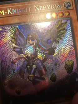 Yu-Gi-Oh TCG Gem-Knight Nepyrim BLMM-EN021 1st Edition Secret Rare NM 1st Ed - Image 3