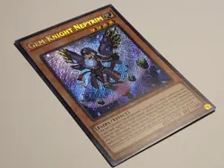 Yu-Gi-Oh TCG Gem-Knight Nepyrim BLMM-EN021 1st Edition Secret Rare NM 1st Ed - Image 2