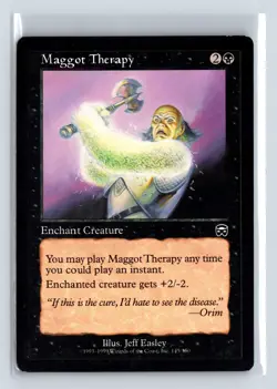 MAGGOT THERAPY - MTG Magic the Gathering Card - Mercadian Masques - Common - Image 1