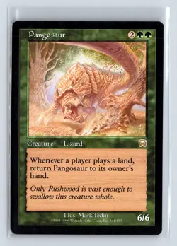PANGOSAUR - MTG Magic the Gathering Card - Mercadian Masques - Rare - Image 1