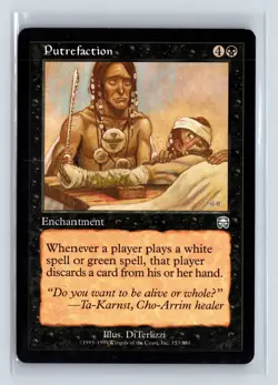 PUTREFACTION - MTG Magic the Gathering Card - Mercadian Masques - Uncommon - Image 1