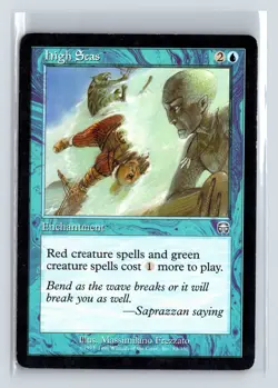 HIGH SEAS - MTG Magic the Gathering Card - Mercadian Masques - Uncommon - Image 1