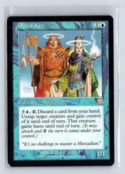 OVERTAKER - MTG Magic the Gathering Card - Mercadian Masques - Rare - Image 1