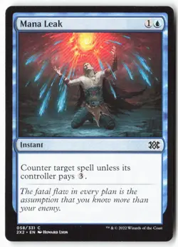 Mana Leak - Double Masters 2022 (58) - MTG - Image 1