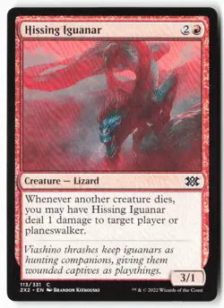 Hissing Iguanar - Double Masters 2022 (113) - MTG - Image 1
