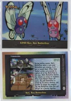 Bye Butterfree Topps Pokemon TV Animation Edition Series 2 Episodes #EP20 8d4 - Image 3