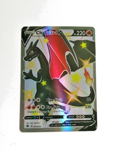 Pokemon Champions Path Secret Rare Shiny Charizard V Card 079/073 2020 - Image 1