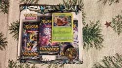 2018 POKEMON SUN & MOON LOST THUNDER 3 PACK W/ EXEGGUTOR SEALED BLISTER - Image 1