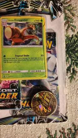 2018 POKEMON SUN & MOON LOST THUNDER 3 PACK W/ EXEGGUTOR SEALED BLISTER - Image 5