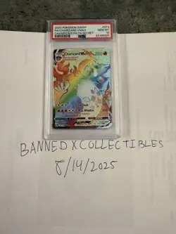 2020 Pokemon Sword & Shield Champion's Path Charizard Vmax 074/073 Secret PSA 10 - Image 1