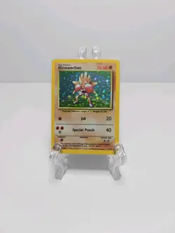Pokemon TCG Hitmonchan 7/102 Base Set Holo RARE 1999 - Image 1