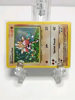 Pokemon TCG Hitmonchan 7/102 Base Set Holo RARE 1999 - Image 5