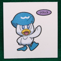Quaxly Pokemon Deco Chara Seal Sticker Nintendo Gamefreak Japanese F/S - Image 1