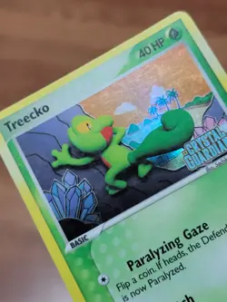MP Pokemon EX Crystal Guardians Treecko Stamped Reverse Holo 67/100 Vintage 2006 - Image 3