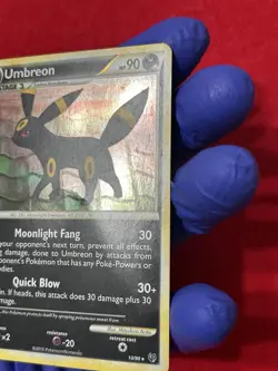 Umbreon 10/90 - Cracked Ice Holo Rare Undaunted 2010 Pokemon MP - Image 5
