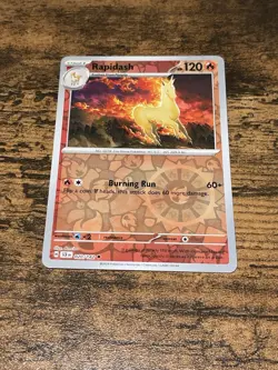 Rapidash 020/142 Reverse Holo Pokemon TCG: Stellar Crown - NM - Image 1
