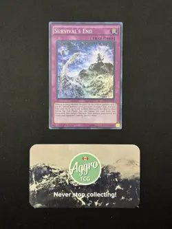 Survival’s End - Yugioh SR04-EN030 1st Edition Super Rare NM - Image 1