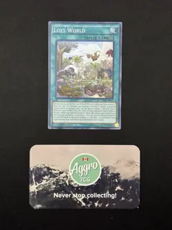 Lost World - Yugioh SR04-EN021 1st Edition Super Rare NM - Image 1