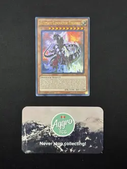 Ultimate Conductor Tyranno - Yugioh SR04-EN001 1st Edition Ultra Rare NM - Image 1