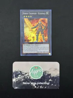 Heroic Champion - Kusanagi - Yugioh ABYR-EN043 1st Edition Super Rare NM - Image 1