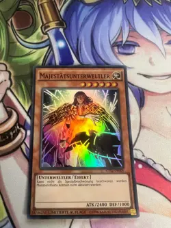 MAJESTY'S FIEND SUPER RARE GERMAN CT12-EN004 DE004 LIGHT PLAY YUGIOH - Image 1