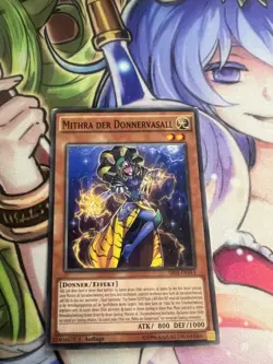 MITHRA THE THUNDER VASSAL GERMAN COMMON SR01-EN011 DE011 LIGHT PLAY YUGIOH - Image 1