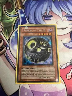 SPHERE OF CHAOS SECRET RARE FRENCH RGBT-EN093 FR093 LIGHT PLAY YUGIOH - Image 1