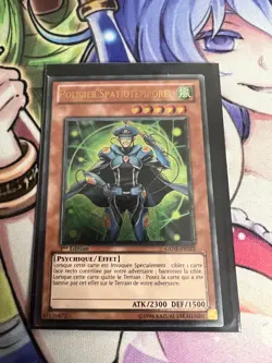 SPACE-TIME POLICE ULTIMATE RARE FRENCH GENF-EN023 FR023 LIGHT PLAY YUGIOH - Image 1