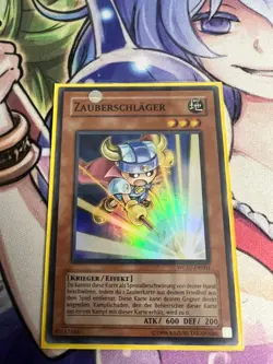 SPELL STRIKER GERMAN SUPER RARE WC07-EN001 DE001 LIGHT PLAY YUGIOH - Image 1