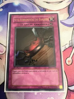SEVEN TOOLS OF THE BANDIT PORTUGUESE 1ST MRD-129 PMT-P129 LIGHT PLAY YUGIOH - Image 1