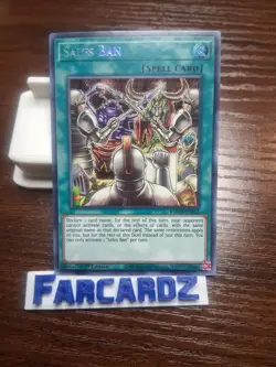 Yugioh!- Sales Ban-Secret Rare- 1st Edition- Bach-en063-(NM) - Image 1