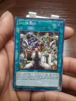 Yugioh!- Sales Ban-Secret Rare- 1st Edition- Bach-en063-(NM) - Image 3