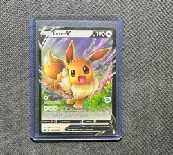 Eevee V SWSH065 Battle Academy Promo Pokemon Card NM Condition - Image 1