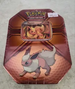 SEALED Pokemon TCG Tripple Effect 2017 FLAREON BRAND NEW TIN BOX. - Image 1
