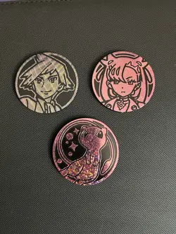 Lot of 3x Official Pokemon TCG Coins - Image 1