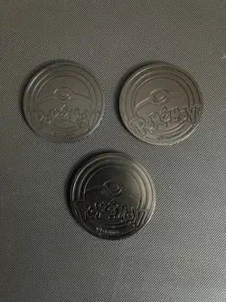 Lot of 3x Official Pokemon TCG Coins - Image 2