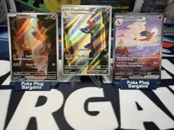 SV Pokemon 151 Charmander, Charmeleon, Charizard EX 168 169 199/165 SEQUENTIAL - Image 1