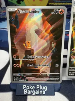 SV Pokemon 151 Charmander, Charmeleon, Charizard EX 168 169 199/165 SEQUENTIAL - Image 4