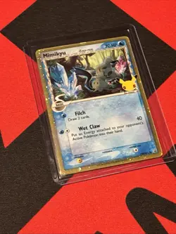 Pokemon TCG Card Celebrations Mimikyu Delta Species SWSH136 Black Star Promo -M5 - Image 4