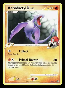 Aerodactyl GL 55/111 Common Rising Rivals Pokemon Card - Image 1