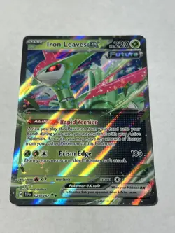 Pokemon TCG Iron Leaves ex 025/162 Full Art Temporal Forces NM - Image 1