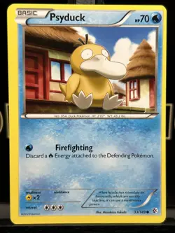 Psyduck - 33/149 - 2012 Common Boundaries Crossed Pokemon Card LP - Image 3
