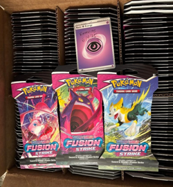 Pokemon TCG Sword & Shield Fusion Strike Sleeved Booster Pack x36 pack lot - Image 1