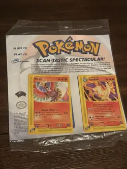 Pokemon TCG Scan-Tastic Spectacular e-Reader Series Ho-oh Rapidash Promo SEALED - Image 1