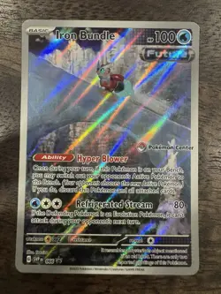 Iron Bundle SVP 066 Pokemon Center Stamped Illustration Rare Black Star Promo - Image 1