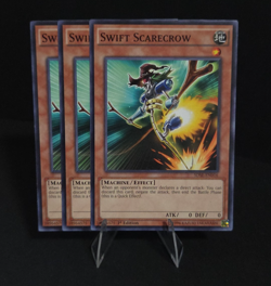 Yugioh Hand Trap Swift Scarecrow Common - 1st Edition Unlimited x3 Card Set - LP - Image 1