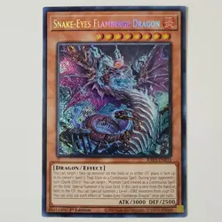 Snake-Eyes Flamberge Dragon - RA03-EN033 - NM - Secret Rare - 1st ed - Yugioh - Image 1