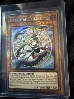 Yu-Gi-Oh Dracotail Lukias Starlight Super Rare - Image 1